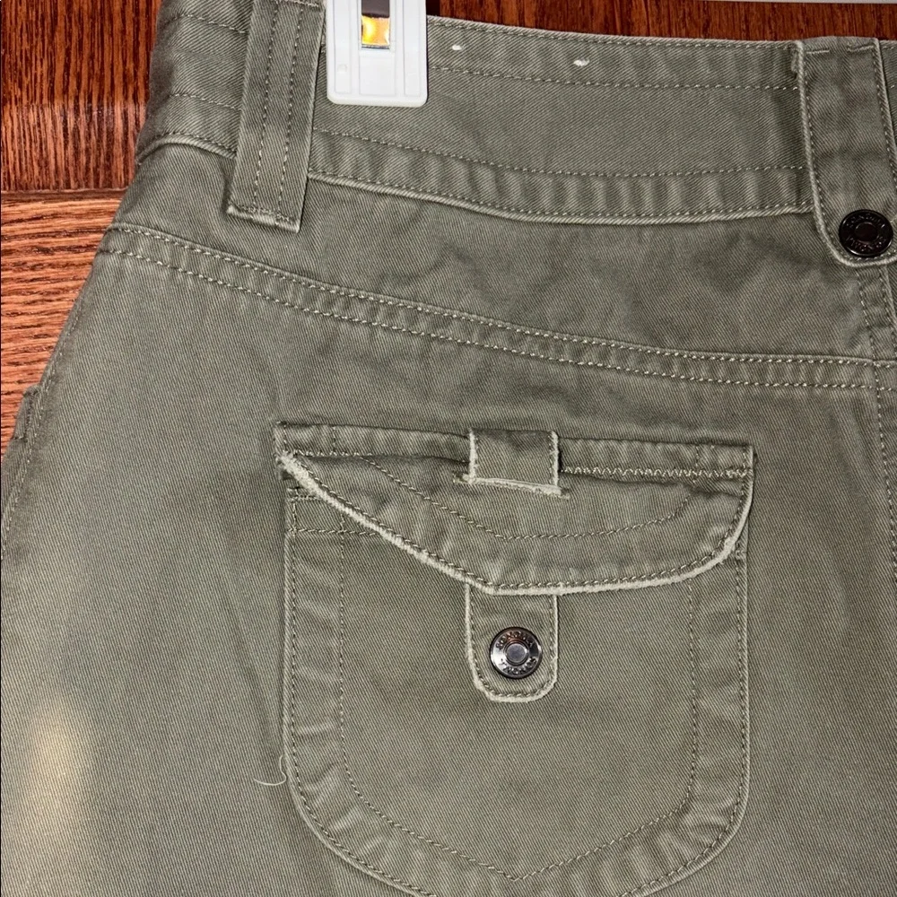 Olive Green Women's Shorts - Picture 12 of 12